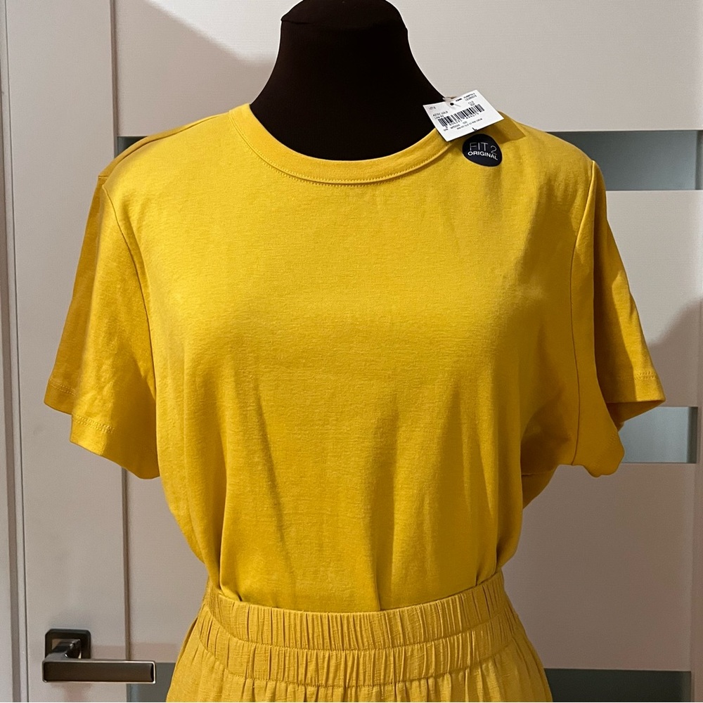 NWT Lands’ End Fit 2 Original crew neck short sleeve rub tee t-shirt